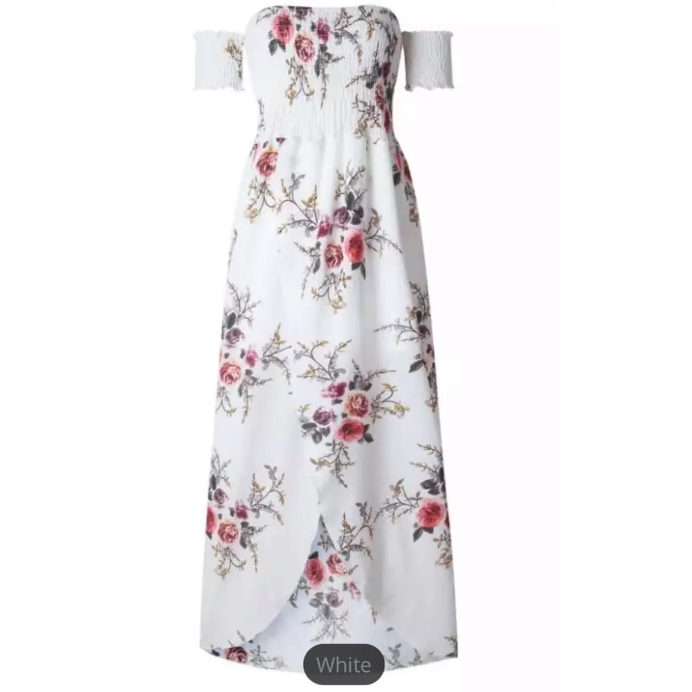 NWT size S-5XL FLORAL MAXI DRESS - Picture 4 of 10